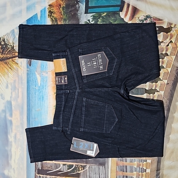 DU/ER Slim Fit Performance Denim Jeans Size 29x34 NWT - Picture 8 of 10